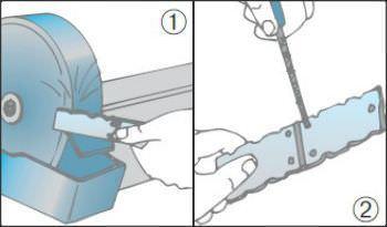 Limare i fori della cerniera